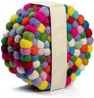 Sous-verres en feutre de polyester durables de taille personnalisée, écologiques, modernes, prix de gros d'usine, multicolores, tapis pour théière