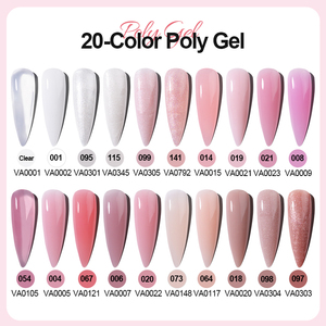 <span class=keywords><strong>Kit</strong></span> de <span class=keywords><strong>Uñas</strong></span> de Gel Poligel R S Nail 50g, Marca Privada, 20 Colores, Rosa Nude, Gel para Manicura, Extensión de <span class=keywords><strong>Uñas</strong></span> Acrílicas - Product Image 3