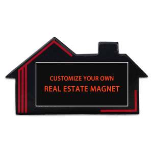 Paquete de Volantes y Magnetas Personalizables para Publicidad en Cocina, Imán para Refrigerador para Agentes Inmobiliarios - Product Image 1