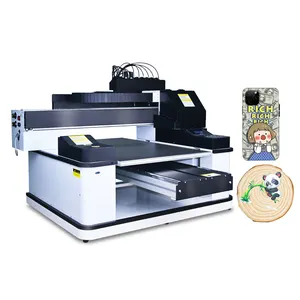 큰 체재 uv 인쇄 기계 제품 12 의 색깔 3PCS XP600 printhead를 가진 자동적인 평상형 트레일러 새로운 6090 uv 인쇄 기계