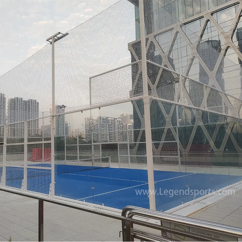 Chinese Professionele Leverancier Voor Buitensporten Op Maat Panoramische Padelbaan Prijs