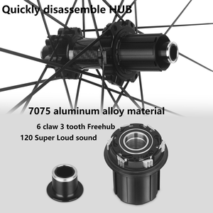 카본 휠셋 700c 카본 로드 자전거 바퀴 림 브레이크 38/50/60mm 깊이 <span class=keywords><strong>25mm</strong></span> 폭 클린처 카본 사이클링/트랙 휠 - Product Image 2