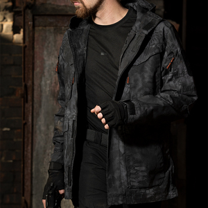 Veste coupe-vent d'usine OEM, imperméable et légère, à capuche, pour homme, pour la <span class=keywords><strong>randonnée</strong></span> - Product Image 4