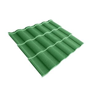 Tegole Romane Ondulate in Acciaio Rivestito in Pietra ad Alte Prestazioni, Resistenti al Calore, Fonoassorbenti, Impermeabili, Prodotte a Macchina Yuan - Product Image 1