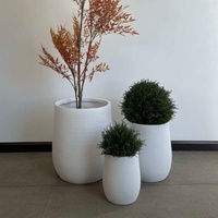 Jardinières Amp, Grandes jardinières en fibre de verre pour hôtel, Grandes jardinières sur pied pour centre commercial, pour plantes d'intérieur et d'extérieur