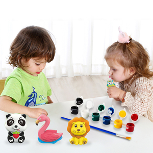 Ensemble de peinture éducatif en céramique pour animaux Peinture 3D Votre propre <span class=keywords><strong>espace</strong></span> Dinosaures Kit de peinture pour enfants Arts et artisanat Cadeaux Jouets - Product Image 5