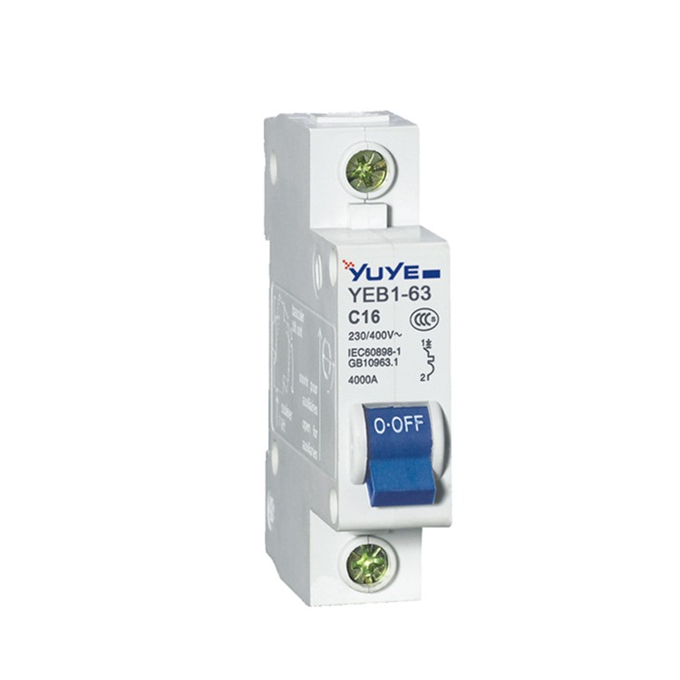 YUYE Manufacture 4 Pole 40A AC 60Hz Shortcircuit Protect MCB Mini Circuit Breakers