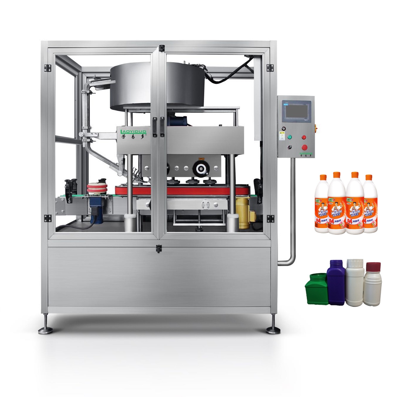 Essential Oils Jar Trigger Spray Automatic Pet bottle capping machine for Plastic bottle