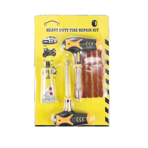 Kit de reparación de neumáticos ABS portátil Cool Star para uso montado en automóviles en motocicletas, vehículos eléctricos y automóviles - Product Image 1