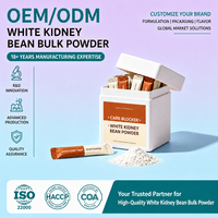 Poudre de haricot blanc en vrac OEM ODM Marque privée Vente en gros Pack économique Soutien carbohydrique pour autres compléments de santé