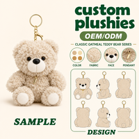 Fabricant d'accessoires en peluche miniatures personnalisés, du design créatif à la fabrication, production OEM de tissus en peluche légers