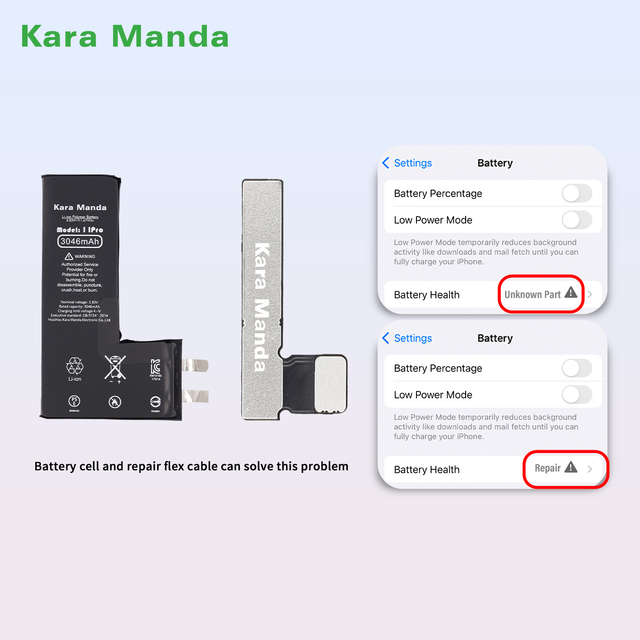 Kara Manda Factory High Quality 2690mAh Capacity Phone Batteries for iPhone Xs Battery for iPhone Xs Battery Replacement