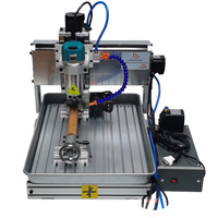 LY 1500W LYF4060 3060 3040 2030 Machine à graver 3/4/5 axes Machine à graver CNC Router Engraving Drilling and Milling Machine with Water Tank