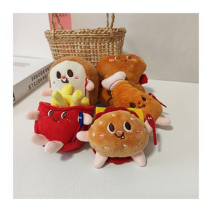 Porte-clés fermoir frites 224 Machine à coudre poupée sac accessoires peluche idées porte-clés pour cadeaux - Product Image 1