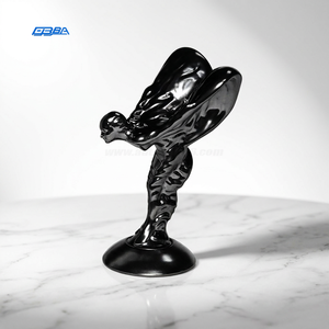 Mascotte de capot rétractable de remplacement noir brillant OE 7444640 pour Rolls Royce Spirit of Ecstasy - Product Image 1