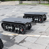 Châssis de robot à chenilles robuste, charge utile de 600 kg, IP65, transport de marchandises tout-terrain, UGV