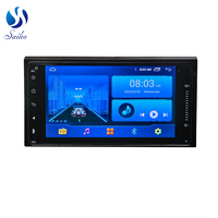 Radio de Coche Portátil Android 2 Din de 9 Pulgadas, Autoradio Estéreo con Navegación GPS, WIFI, Transmisor FM, Enlace Telefónico, 1 Año de Garantía