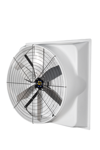 พัดลมดูดอากาศแบบแกนหมุนไฟฟ้า Bonawind ขนาด 55 นิ้ว ป้องกันน้ำและฝุ่นละอองระดับ IP55 ความเร็วลม 38800CFM ผลิตจากอะลูมิเนียม สำหรับโรงเรือนสัตว์ปีก - Product Image 3