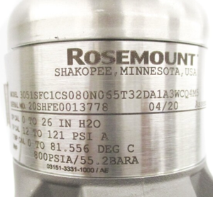 เครื่องวัดอัตราการไหลแบบ DP รุ่น Rosemounte 3051SFA/SFC/SFP  4-20 มิลลิแอมป์ HART แผ่นออริฟิสสแตนเลส สำหรับน้ำ/ก๊าซ/ของเหลว/อากาศ/น้ำมัน  OEM รับประกัน 3 ปี - Product Image 1