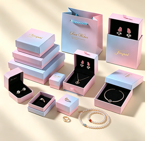Boîte cadeau en carton de luxe personnalisée avec couvercle rabattable, boîte à bijoux, épaisseur 2 mm, emballage cadeau pour bijoux, boîtes cadeau pour bracelets - Product Image 4