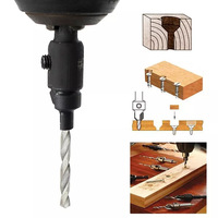 Naipu HSS4241 Jeu d'ébavurage à tige hexagonale de 1/4 pouces pour le travail du bois