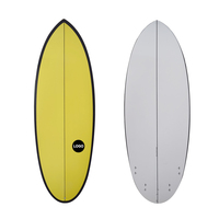 Planches de surf EPS et PU personnalisables de 5'6 avec teinte en résine, planches courtes de qualité supérieure pour la marque