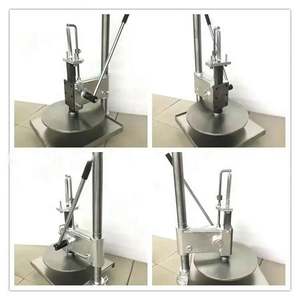 Máquina Manual para Prensar Masa de Pizza, Prensa Manual Comercial para Aplanar Masa de Pizza - Product Image 3