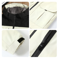 Blouson Bomber Sportif à Capuche Automne-Hiver 2026, en Polyester Coupe-Vent et Chaud, Manteau d'Extérieur Personnalisé pour l'Alpinisme