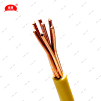 Câble en cuivre toronné de haute qualité H07V-U, isolation PVC, pour installations électriques aériennes et domestiques, 450/750V
