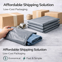 Enveloppes en polyéthylène résistantes aux déchirures pour vêtements, options de marquage personnalisé écologiques, sacs d'expédition imperméables pour l'emballage de vêtements