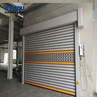 Puerta de garaje Industrial de aluminio, enrollado rápido de Metal duro de alta velocidad