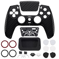EXtremeRate Luna Coque avant personnalisée redessinée pour manette PS5 – Remplacement de la face avant