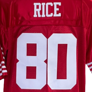 2025 nuove maglie da Football americano ricucite bianche rosse vecchio stile #16 #80 #8 #42 #21 taglie forti traspiranti - Product Image 2