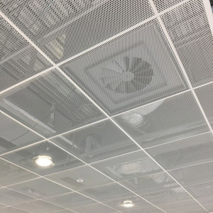 לוח תקרה אריחים אריחים דקורטיביים תקרה קיר לוח תקרה אלומיניום נירוסטה ממתכת מורחבת - Product Image 6