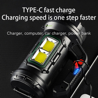 Lanterne de camping LED rechargeable par USB, lampe de poche multifonctionnelle d'urgence, lampe de travail montée sur voiture avec kit d'entretien