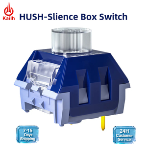Interruptor de <span class=keywords><strong>Teclado</strong></span> Kailh Box Deep Sea, Silencioso, Lineal, Personalizable, Compatible con Interruptores de <span class=keywords><strong>Teclado</strong></span> <span class=keywords><strong>Mecánico</strong></span> Cherry MX SMD de 5 Pines <span class=keywords><strong>GK61</strong></span> - Product Image 1