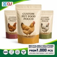 Sachets Doypack mats en gros pour l'alimentation des volailles, des poulets, des poules pondeuses, des céréales et des granulés – Emballage alimentaire refermable pour animaux de ferme