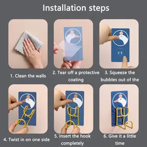 Soporte de Baño Zenidoo Ecológico de Plástico Simple con Diseño Aleatorio de Dibujos Animados, Soporte Autoadhesivo para Fregadero, Accesorios de Cocina, Almacenamiento - Product Image 3