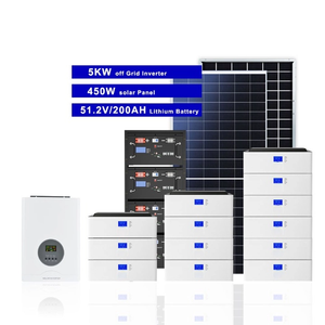 ชุดโซลาร์เซลล์ออฟกริดครบชุด 3kWh-15kWh พร้อมแบตเตอรี่ลิเธียม MPPT ระบบกักเก็บพลังงานสำหรับบ้าน ระบบไฮบริดพลังงานแสงอาทิตย์แบบกำหนดเองได้ - Product Image 1
