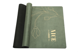 Sản Phẩm Mới In Màu Vàng Da Lộn Bề Mặt Và Cao Su Tự Nhiên Có Thể Gập Lại Du Lịch Yoga Mat Hữu Cơ - Product Image 3