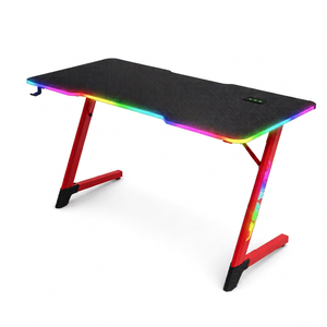 Modern Ergonomic L Shaped Gaming <b>Desk</b> with Monitor Shelf, <b>Corner</b> Gaming <b>Computer</b> <b>Desk</b> for Dual Monitor Setups - Product Image 1