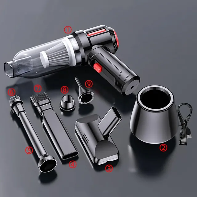 90000pa Cordless Handheld Vacuum Cleaner Mini Portable Auto Wireless Car Home Power Powerful Dust Suction Accessories Car H