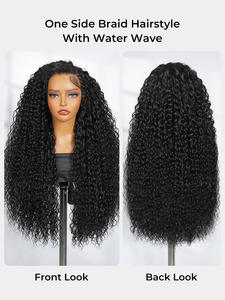 Parrucca Pronta all'Uso con Onde d'Acqua 13x6 HD Lace Front Preintrecciata e Senza Colla con Baby Hair e Attaccatura Pre-Plucked per Donne - Product Image 5