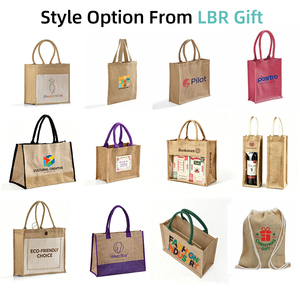 Sac fourre-tout <span class=keywords><strong>en</strong></span> <span class=keywords><strong>toile</strong></span> de jute imprimé écologique avec poche avant et bouton <span class=keywords><strong>en</strong></span> noix de <span class=keywords><strong>coco</strong></span>, idéal pour cadeau ou shopping - Product Image 5