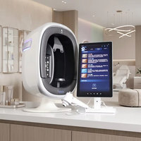 Dispositivo Analizador de Piel y Cuero Cabelludo 2 en 1 Profesional, Detector Digital de Piel y Cabello con Informe de Análisis Imprimible para Salón