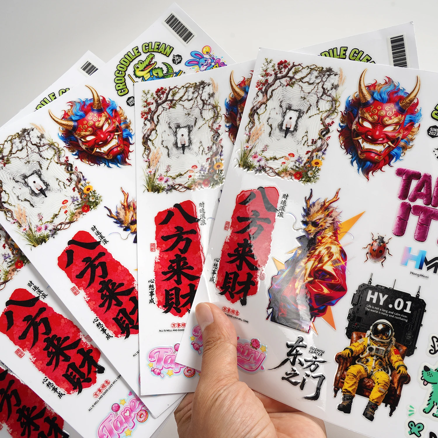 OEM ODM Manufacturing Die Cut Vinyl Decals Custom Transfer Printed UV DTF Soft Clothing Packaging Label Decorative Sticker