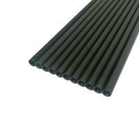 Flèches en carbone Linkboy Archery 32 pouces, tissage 3k, 250 spine, ID6.2mm, pour tir à l'arc traditionnel et chasse