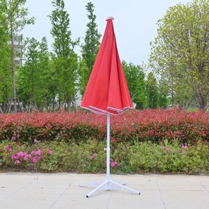 Parasol de plage en tissu épaissi de 130 cm avec revêtement argenté, sangles coupe-vent, protection UV pour la plage, la piscine et le jardin - Product Image 2
