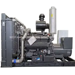 Generator Diesel laut tipe terbuka 80KVA 125KVA kualitas terbaik