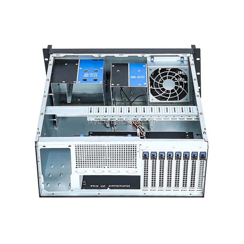 4U ATX Rackmount Chassis Industrial Computer Server Case Steel/Aluminum ...